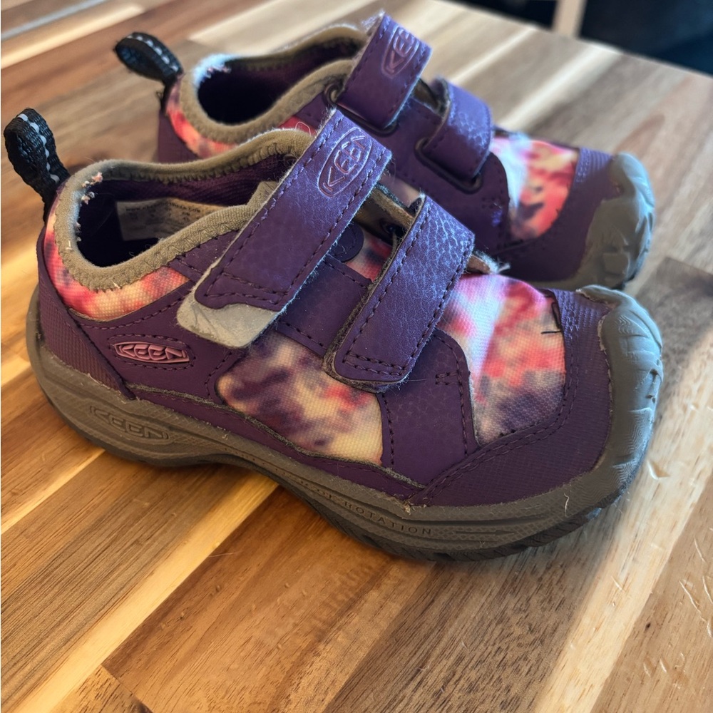 Keen Little Kids' Purple and Pink Shoes- Toddler Girl’s Size 8